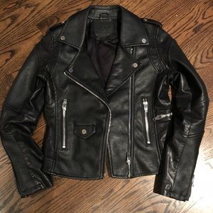 Blank NYC faux leather jacket size small
